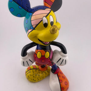 Disney Character Porcelain showcase Britto Large Mickey Figure ex display FRENLY BRICKS - Open 7 Days