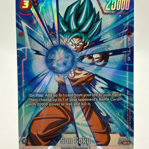Dragon Ball Super Fusion World - Son Goku FB01-015 SR Alternate Art FRENLY BRICKS - Open 7 Days