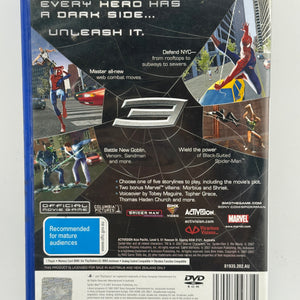 Sony Playstation 2 - Activision Spider-Man 3 Video Game with Manual FRENLY BRICKS - Open 7 Days
