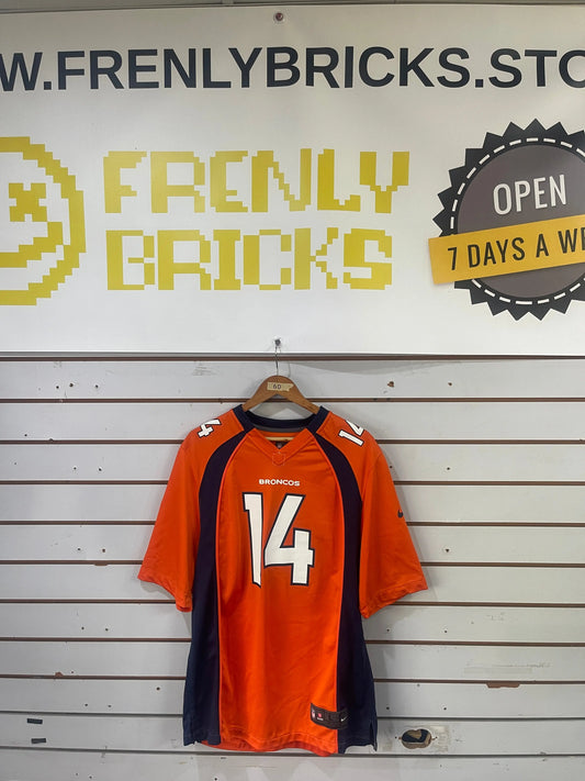 NFL Nike Denver Broncos Brandon Stokley #14 Jersey Large FRENLY BRICKS - Open 7 Days
