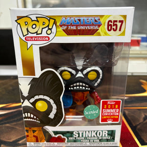 Funko Pop! Vinyl Stinkor 657 Masters of the Universe MOTU Scented 2018 SDCC FRENLY BRICKS - Open 7 Days
