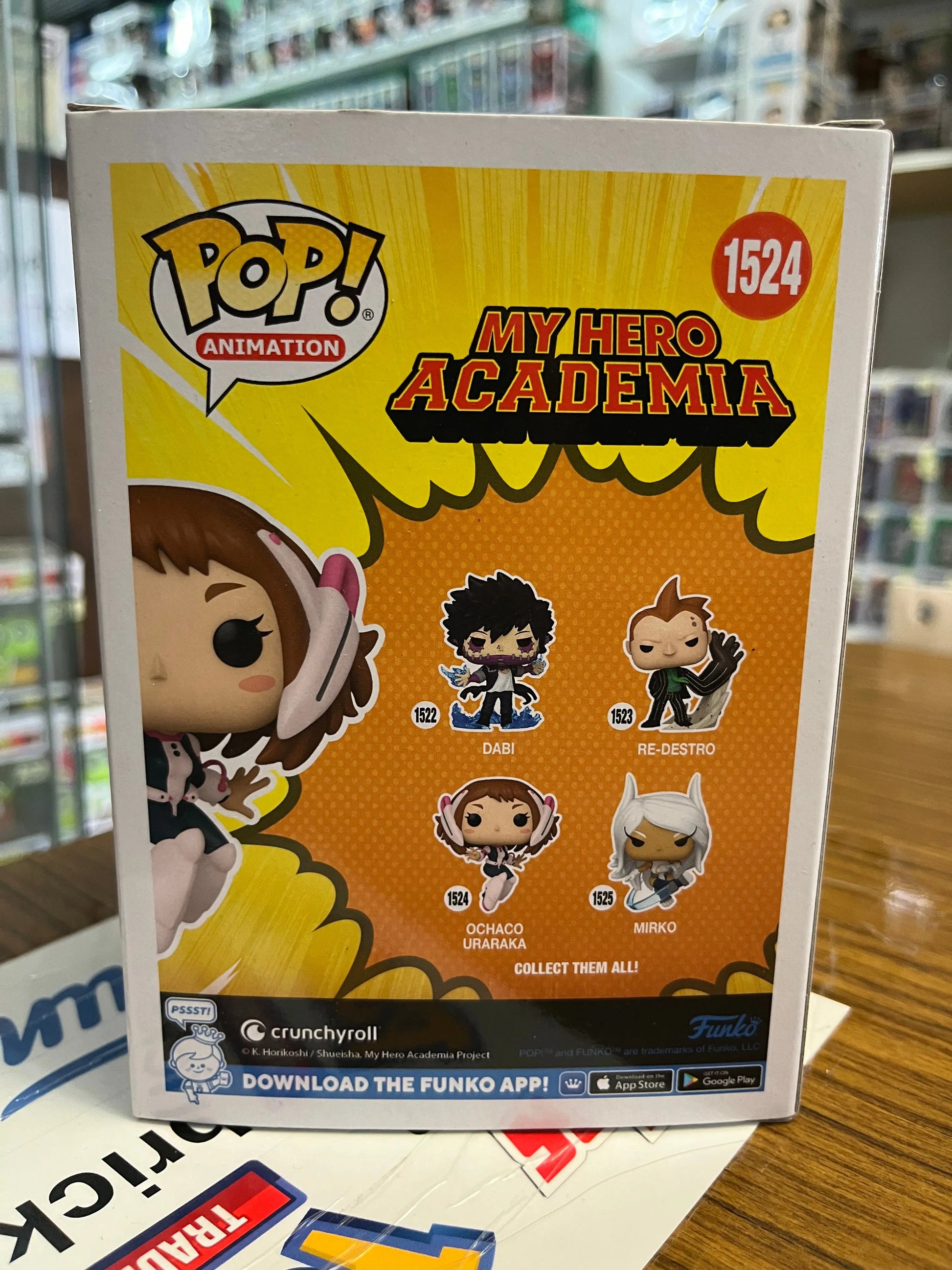 Funko POP Animation - Ochaco Uraraka #1524 (Limited Chase Exclusive) FRENLY BRICKS - Open 7 Days