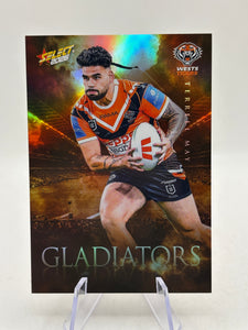 2026 Select NRL - Gladiators G149 Terrell May 096/599 West Tigers