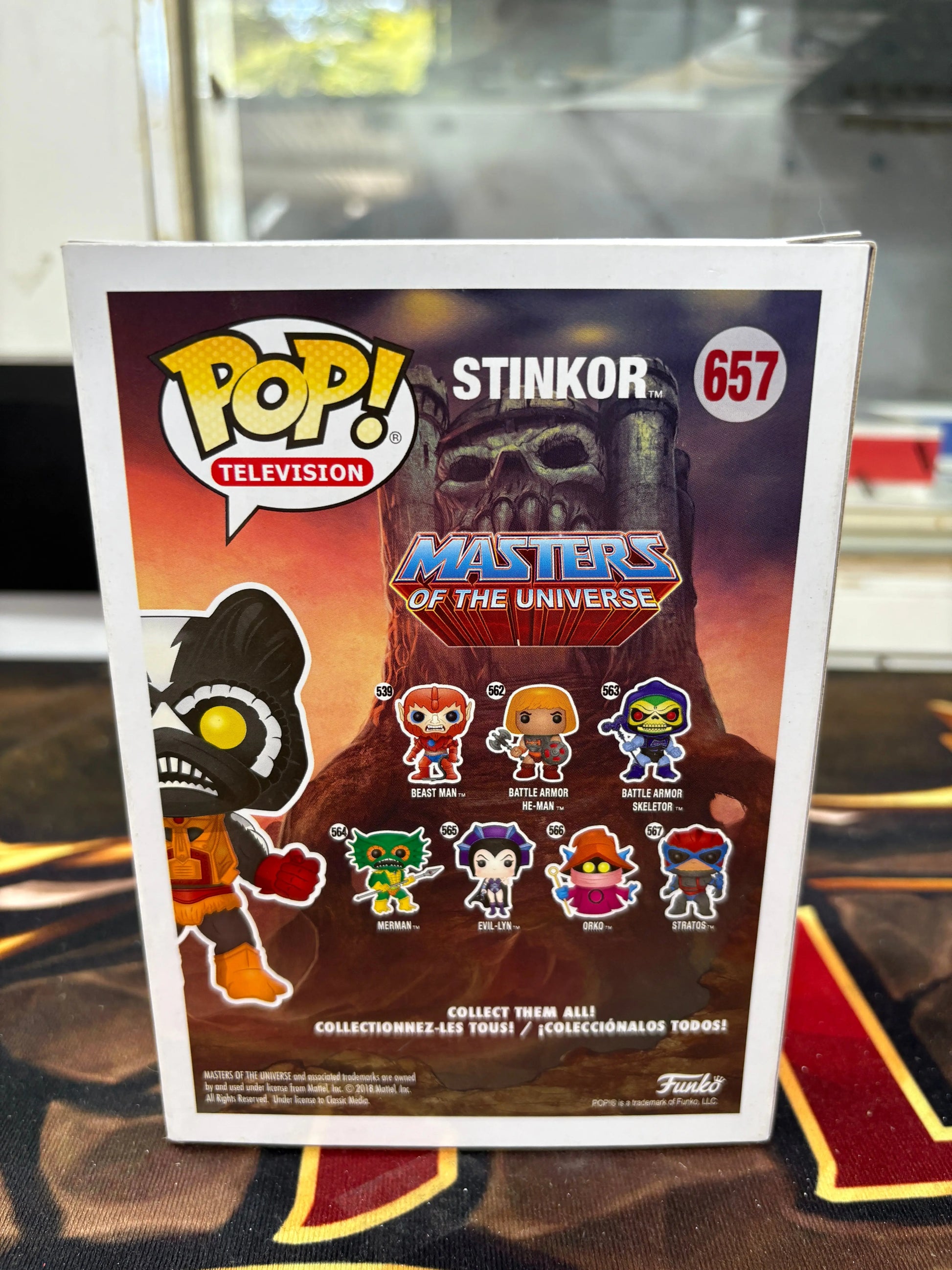 Funko Pop! Vinyl Stinkor 657 Masters of the Universe MOTU Scented 2018 SDCC FRENLY BRICKS - Open 7 Days