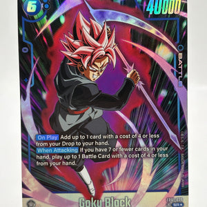 Dragon Ball Super Fusion World - Goku Black FB01-039 SR Alt Art FRENLY BRICKS - Open 7 Days