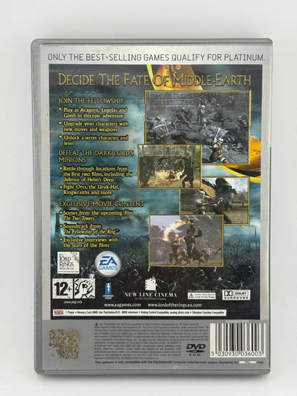 Sony Playstation 2 - The Lord of The Rings The Two Towers Video Game with Manual FRENLY BRICKS - Open 7 Days