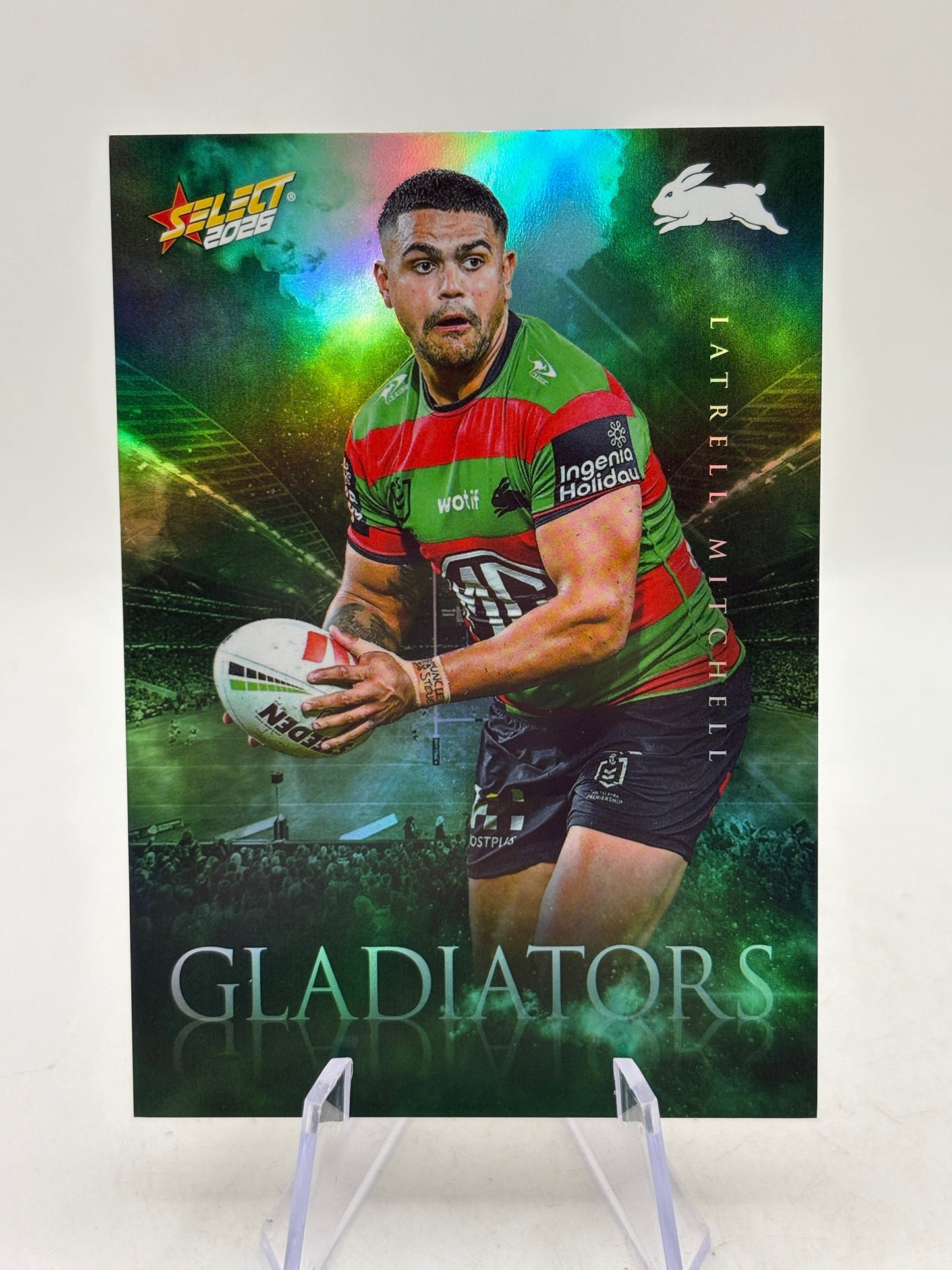 2026 Select NRL Gladiators G113 Latrell Mitchell 185/599 South Sydney Rabitohs product image