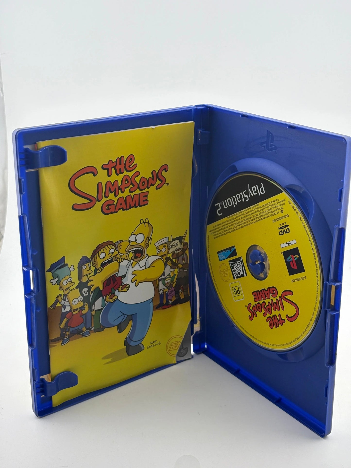 Sony Playstation 2 - The Simpsons Game Video Game with Manual FRENLY BRICKS - Open 7 Days