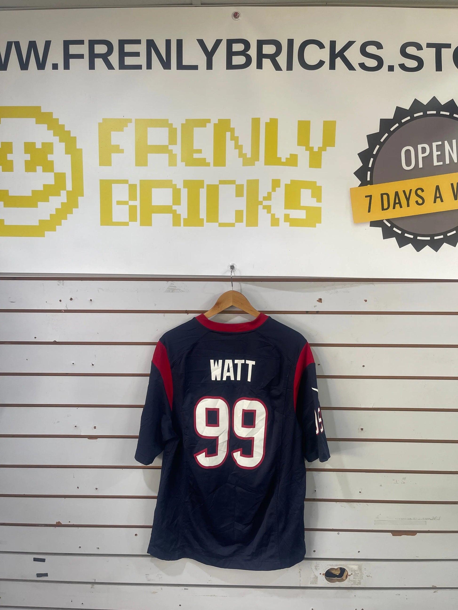 NFL Nike Houston Texans J.J. Watt #99 Jersey Medium FRENLY BRICKS - Open 7 Days