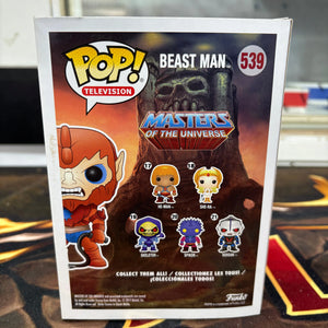 Funko Pop Masters of the Universe - Beast Man #539 NYCC 2017 Flocked LE Sticker FRENLY BRICKS - Open 7 Days