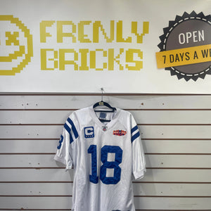 NFL Reebok Indianapolis Colts Peyton Manning #18 Jersey Large FRENLY BRICKS - Open 7 Days