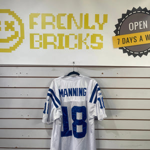 NFL Reebok Indianapolis Colts Peyton Manning #18 Jersey Large FRENLY BRICKS - Open 7 Days