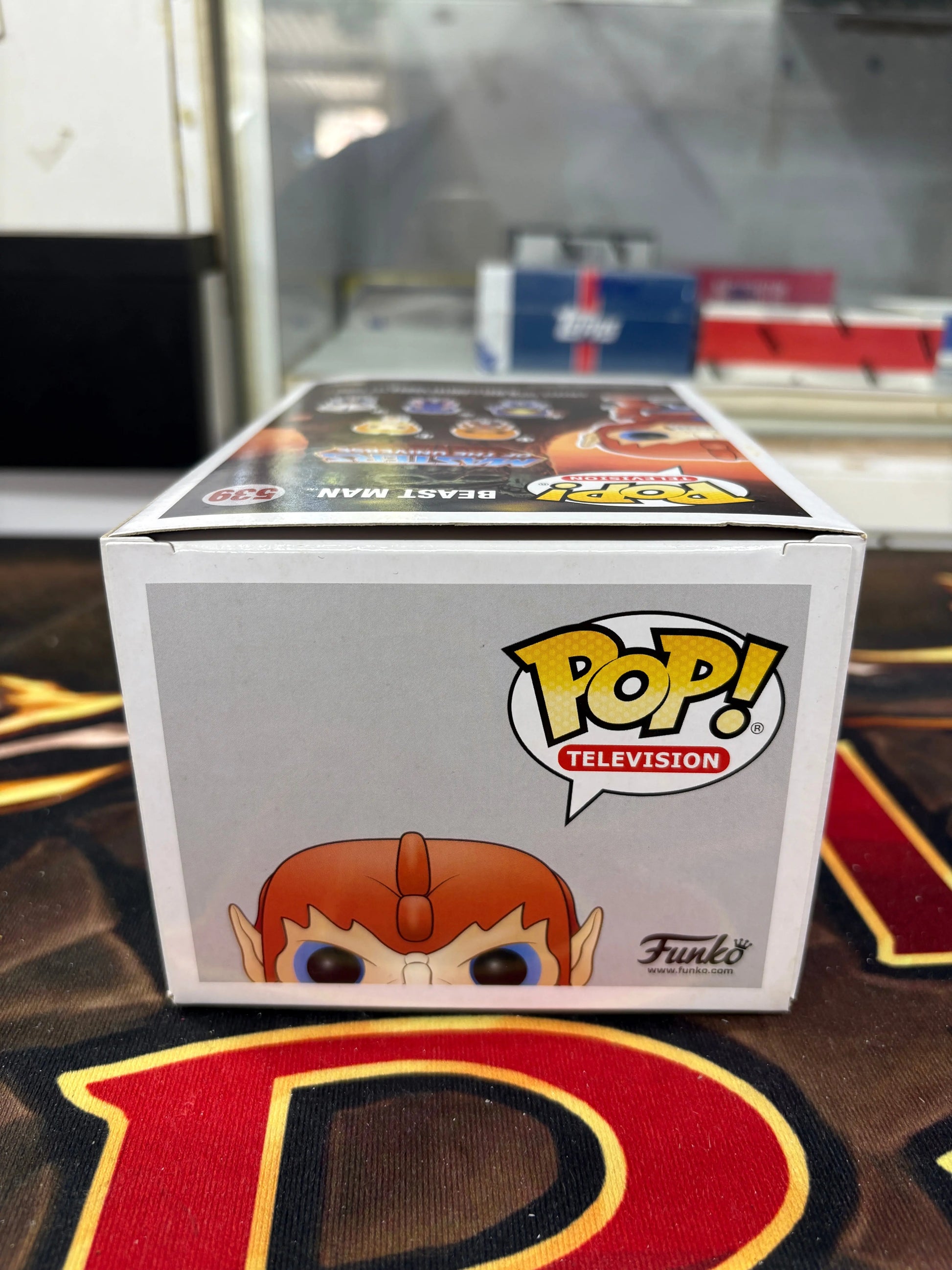 Funko Pop Masters of the Universe - Beast Man #539 NYCC 2017 Flocked LE Sticker FRENLY BRICKS - Open 7 Days