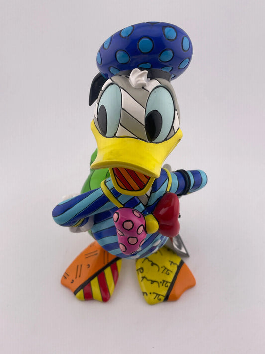Disney’s Character Porcelain showcase Britto Donald Duck NIB +combinedshipping FRENLY BRICKS - Open 7 Days