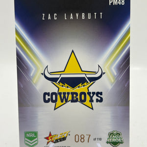 2026 Select NRL - PM48 Zac Laybutt 087/110 Cowboys