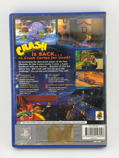 Sony Playstation 2 - Crash Bandicoot The Wrath of Cortex Video Game FRENLY BRICKS - Open 7 Days