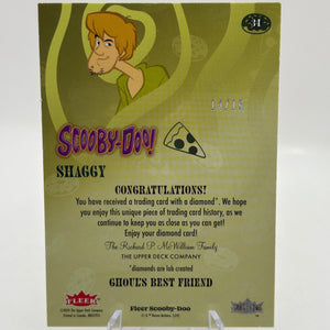 2024 Fleer Scooby Doo Ghouls Best Friend Diamond Relics /15 Shaggy #32 FRENLY BRICKS - Open 7 Days