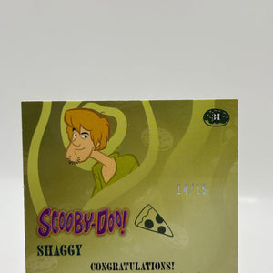 2024 Fleer Scooby Doo Ghouls Best Friend Diamond Relics /15 Shaggy #32 FRENLY BRICKS - Open 7 Days