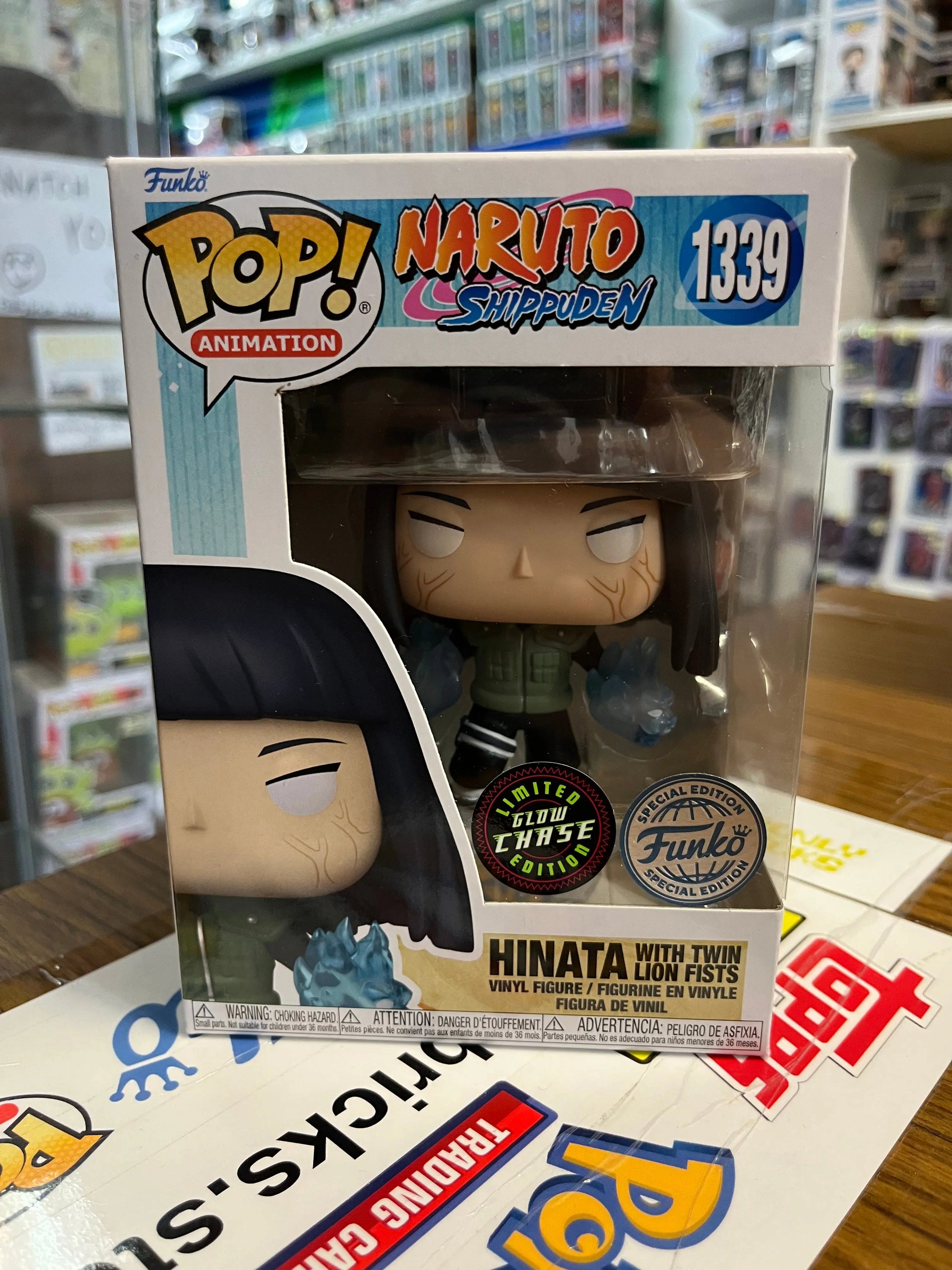 Funko POP Animation - Hinata with Twin Lion Fists (Glow Chase Exclusive) FRENLY BRICKS - Open 7 Days