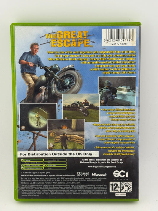 Microsoft Original Xbox - The Great Escape Video Game with Manual FRENLY BRICKS - Open 7 Days