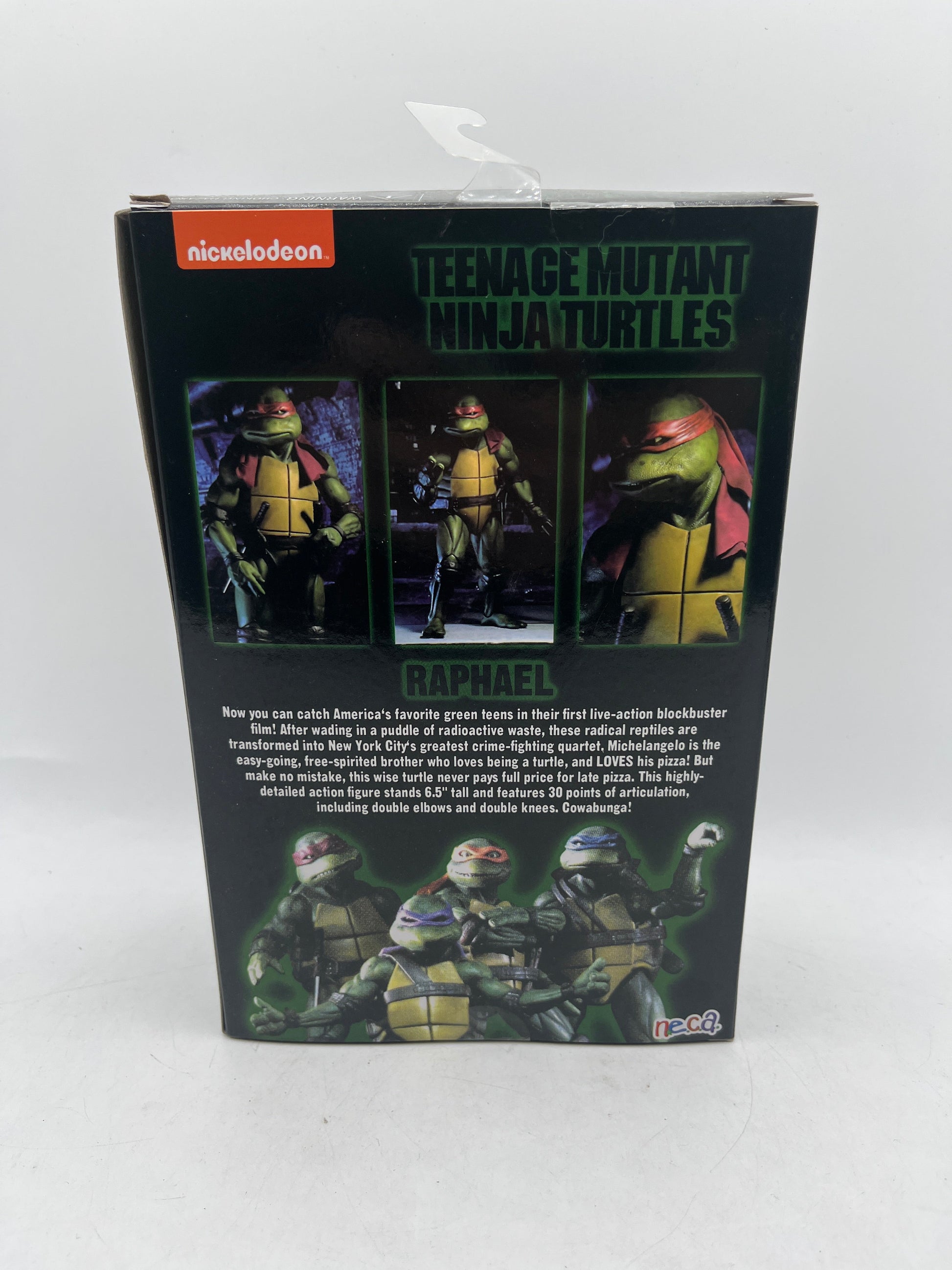 Authentic NECA Teenage Mutant Ninja Turtles (1990) Raphael Action Figure FRENLY BRICKS - Open 7 Days