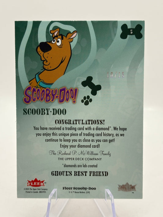 2024 Fleer Scooby Doo Ghouls Best Friend Diamond Relics /15 Scooby-Doo #5 FRENLY BRICKS - Open 7 Days