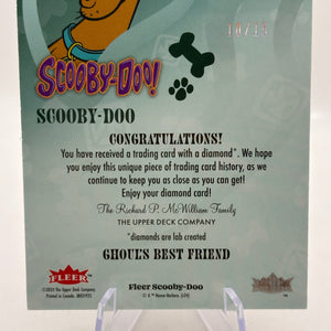 2024 Fleer Scooby Doo Ghouls Best Friend Diamond Relics /15 Scooby-Doo #5 FRENLY BRICKS - Open 7 Days