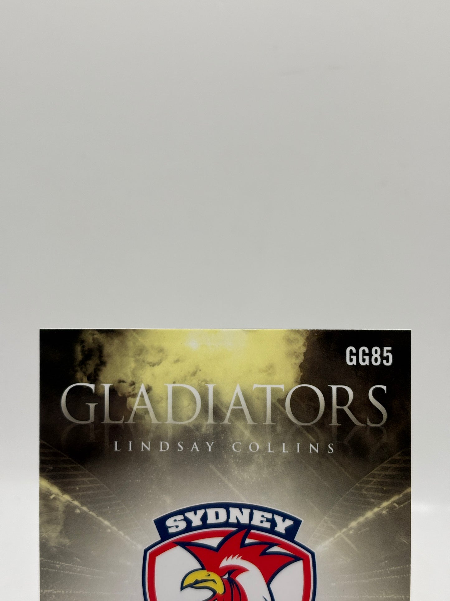 2026 Select NRL - Gladiators Gold Linday Collins 067/140 Roosters image 7