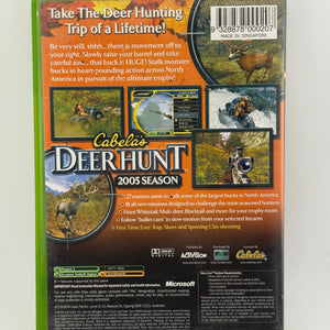 Microsoft Original Xbox - Cabela’s Deer Hunt 2005 Season Complete FRENLY BRICKS - Open 7 Days