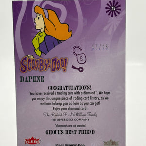 2025 Fleer Scooby-Doo #25 Daphne Ghoul's Best Friend Diamond /15 FRENLY BRICKS - Open 7 Days