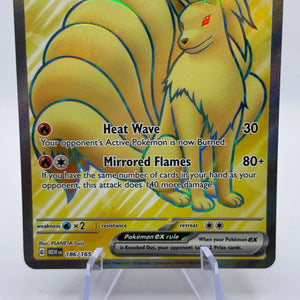 Pokemon TCG 151 MEW - Ninetales EX 186/165 Full Art LP FRENLY BRICKS - Open 7 Days