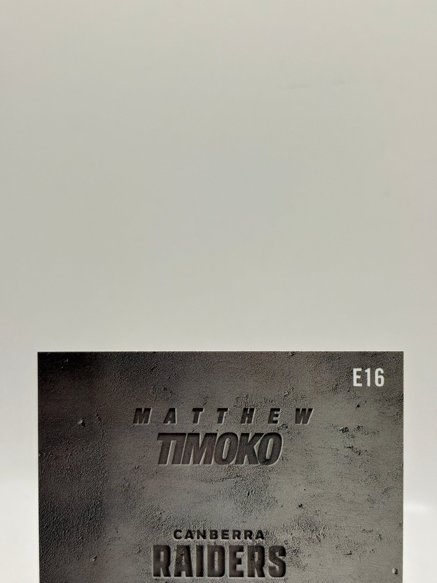 2026 Select NRL - Etched E16 Matthew Timoko 054/185 Raiders image 7