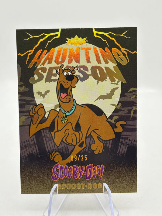 2024 Fleer Scooby Doo Haunting Season Gold Spectrum 9/25 Scooby-Doo #HS-14 FRENLY BRICKS - Open 7 Days