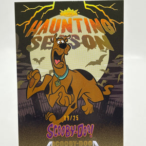 2024 Fleer Scooby Doo Haunting Season Gold Spectrum 9/25 Scooby-Doo #HS-14 FRENLY BRICKS - Open 7 Days