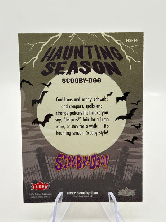 2024 Fleer Scooby Doo Haunting Season Gold Spectrum 9/25 Scooby-Doo #HS-14 FRENLY BRICKS - Open 7 Days