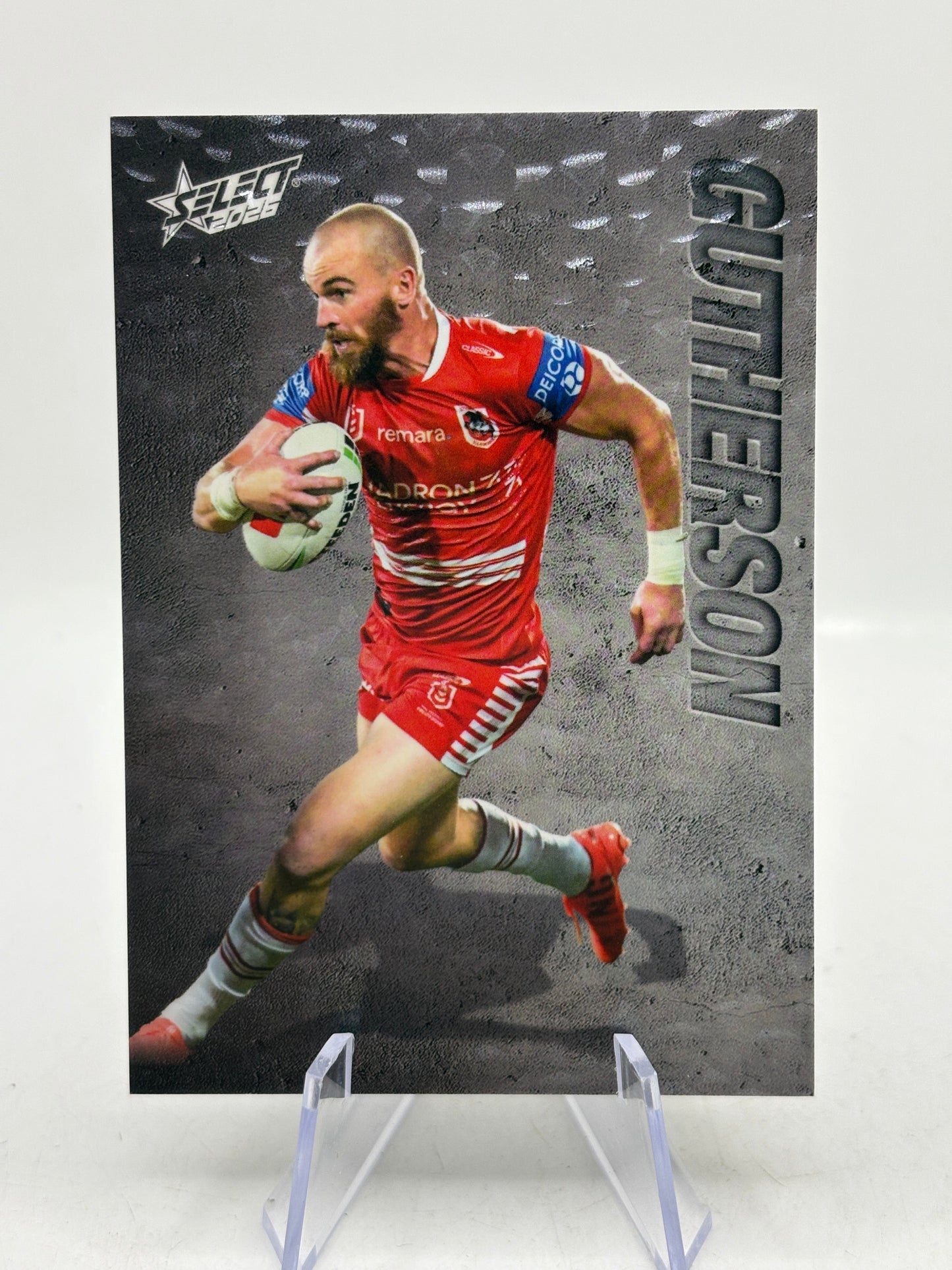 2026 Select NRL - Etched E122 Clinton Gutherson 147/185 Dragons product image