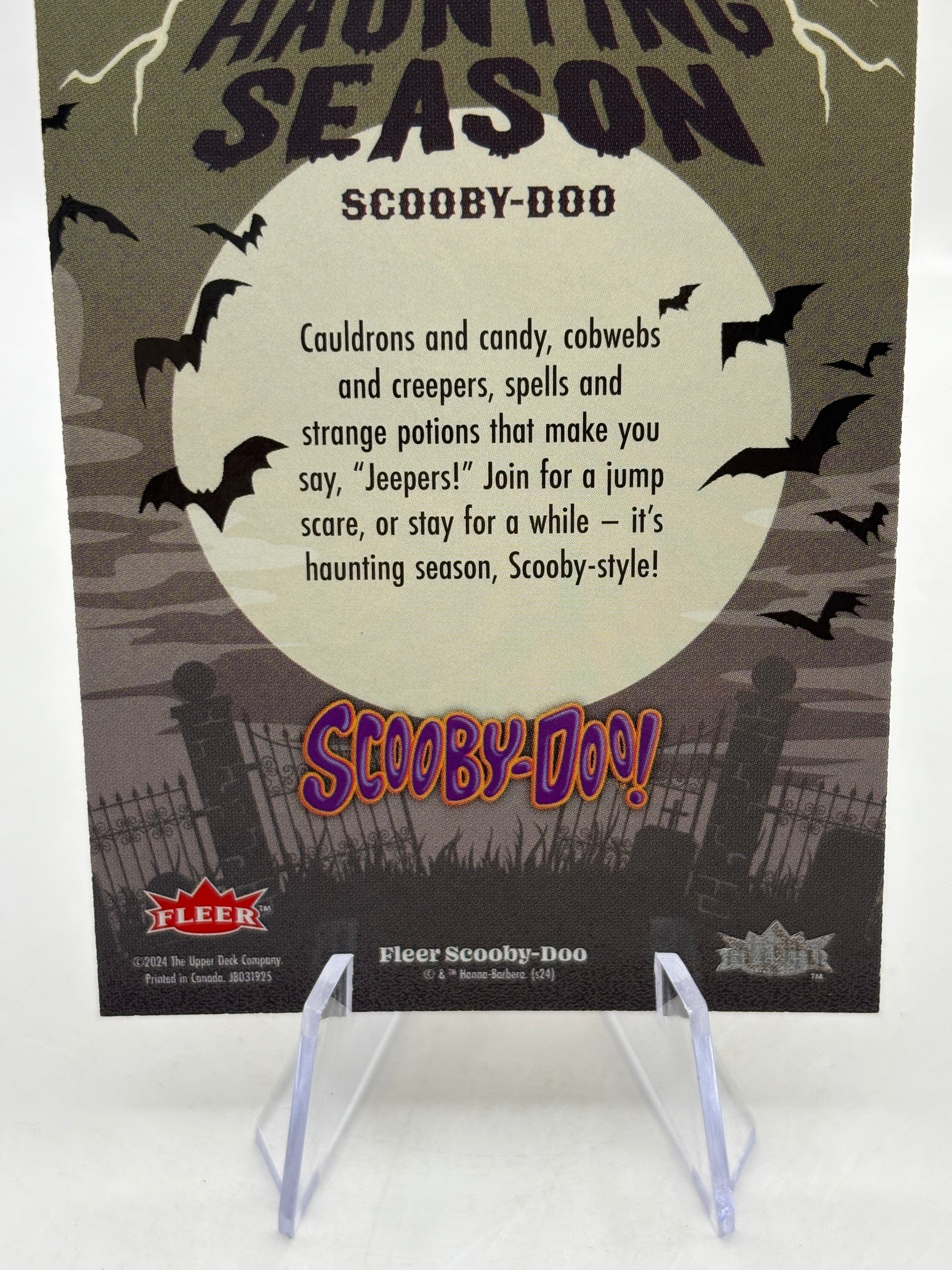 2024 Fleer Scooby Doo Haunting Season Gold Spectrum 9/25 Scooby-Doo #HS-14 FRENLY BRICKS - Open 7 Days
