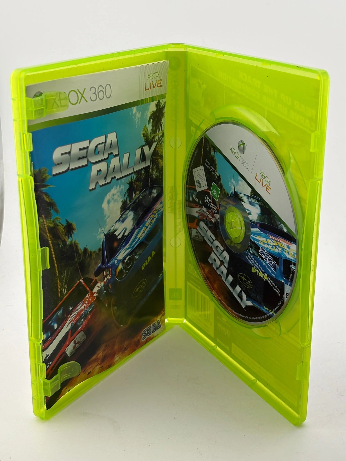 Microsoft Xbox 360 - Sega Rally Video Game with Manual FRENLY BRICKS - Open 7 Days