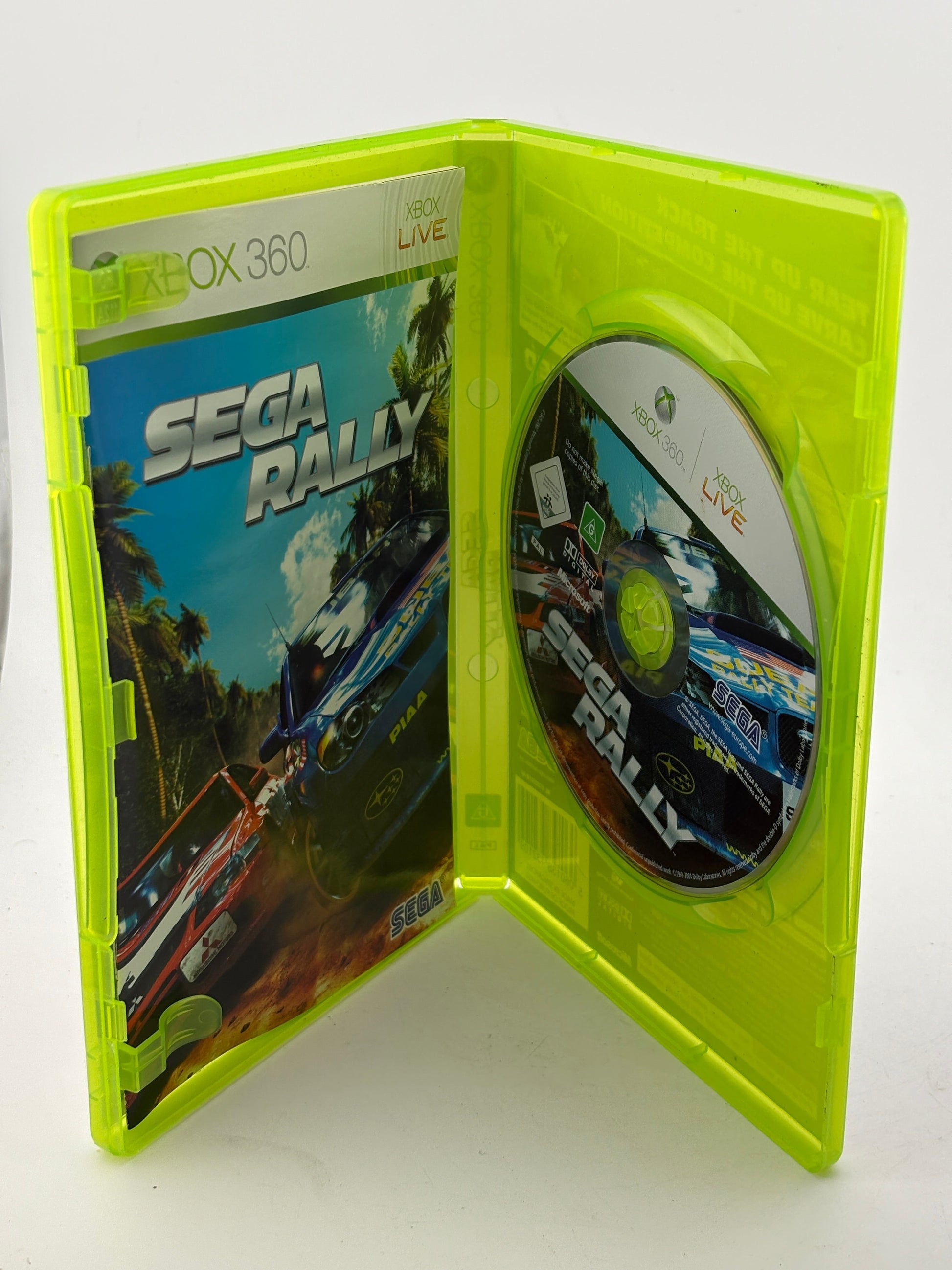 Microsoft Xbox 360 - Sega Rally Video Game with Manual FRENLY BRICKS - Open 7 Days