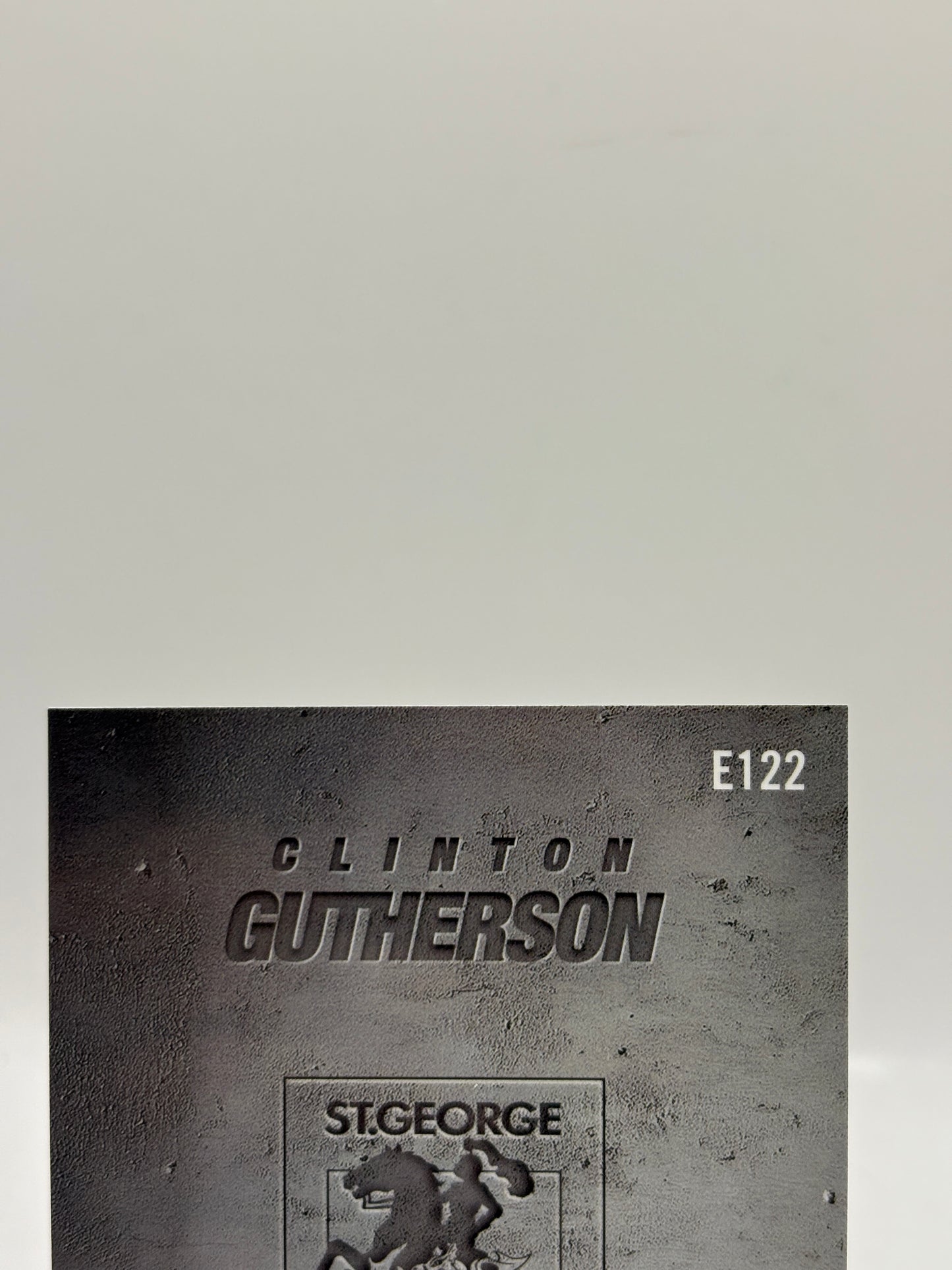 2026 Select NRL - Etched E122 Clinton Gutherson 147/185 Dragons image 4