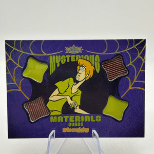 2024 Fleer Scooby Doo Mysterious Material Quad Relics /249 Shaggy #MMQ-4 FRENLY BRICKS - Open 7 Days