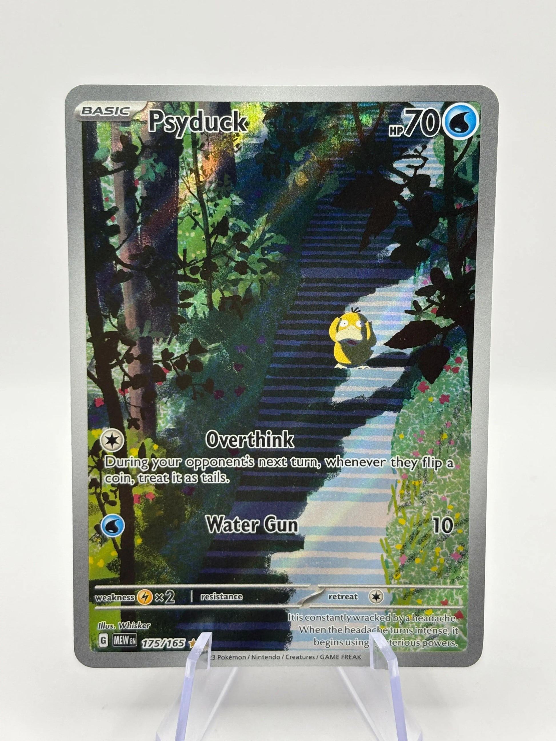 Pokemon TCG 151 MEW - Psyduck 175/165 Illustration Rare NM FRENLY BRICKS - Open 7 Days