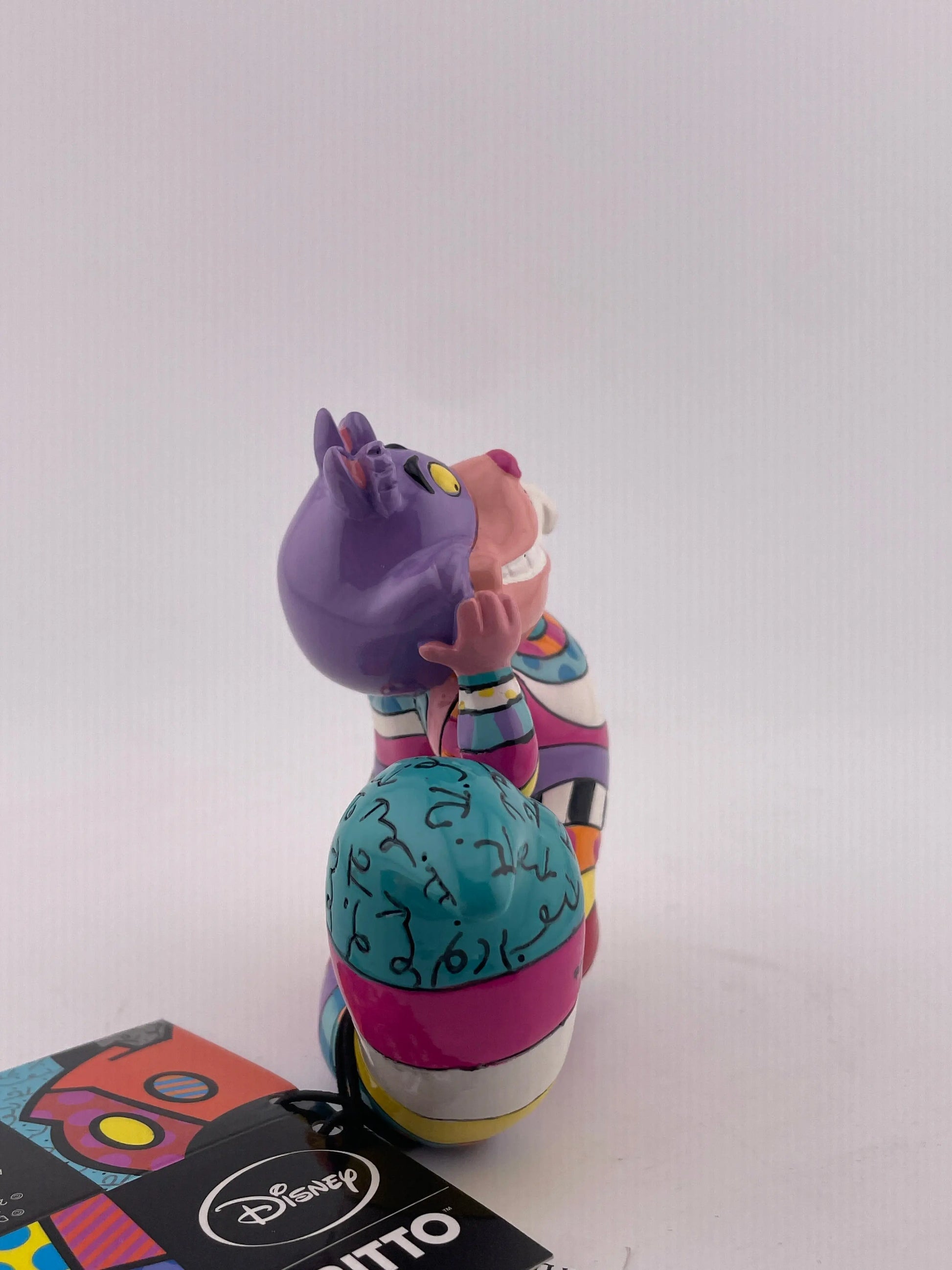 Disney’s Character Porcelain showcase Britto Cheshire Cat NIB +combinedshipping FRENLY BRICKS - Open 7 Days