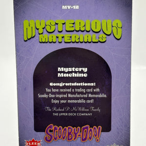2025 Fleer Scooby Doo - Mysterious Materials Mystery Machine #MY-12 FRENLY BRICKS - Open 7 Days