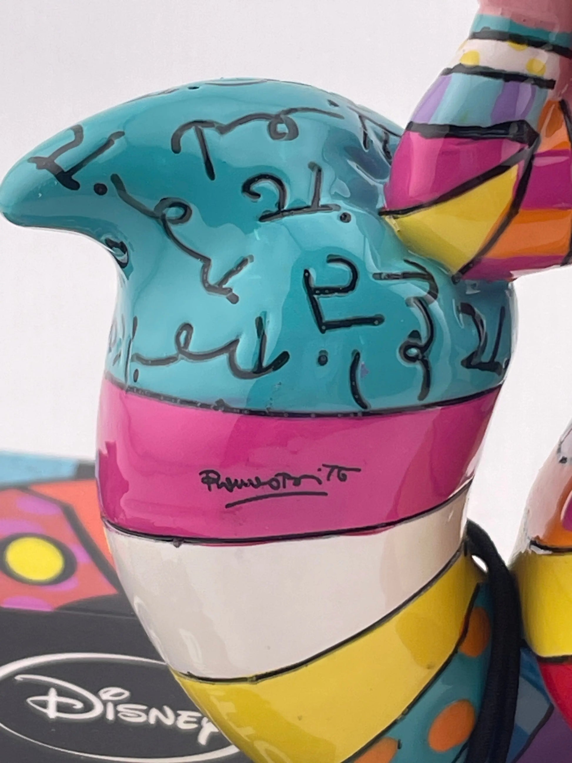 Disney’s Character Porcelain showcase Britto Cheshire Cat NIB +combinedshipping FRENLY BRICKS - Open 7 Days