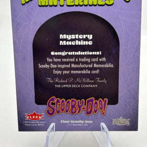 2024 Fleer Scooby-Doo Mystery Machine Mysterious Materials Patch #MV-11 FRENLY BRICKS - Open 7 Days