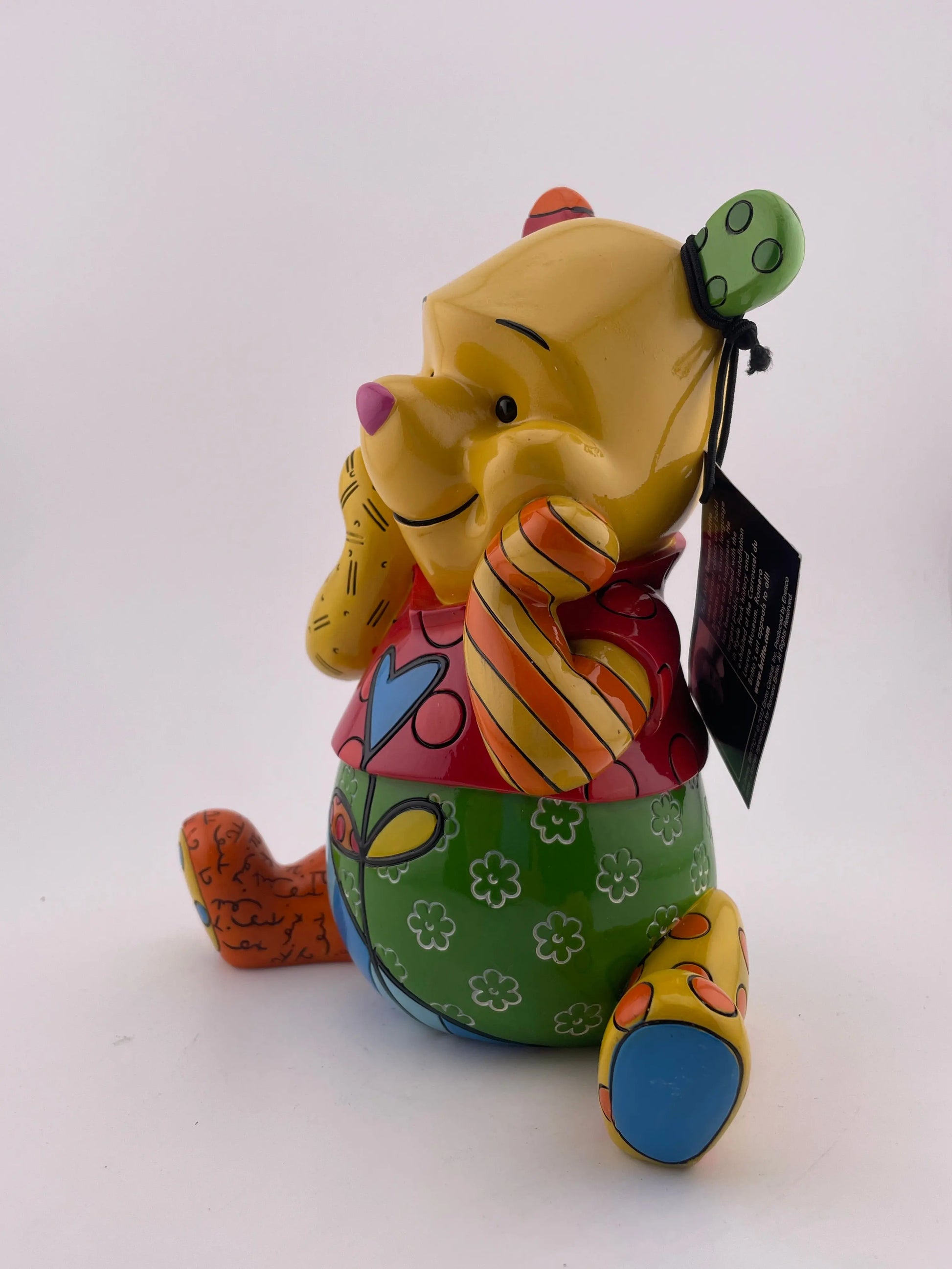 Disney’s Character Porcelain showcase Britto Winnie the Pooh bear  +combindedshipping FRENLY BRICKS - Open 7 Days