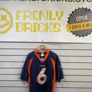 NFL Denver Broncos Jay Cutler #6 Vintage Reebok Jersey Large FRENLY BRICKS - Open 7 Days