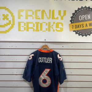 NFL Denver Broncos Jay Cutler #6 Vintage Reebok Jersey Large FRENLY BRICKS - Open 7 Days