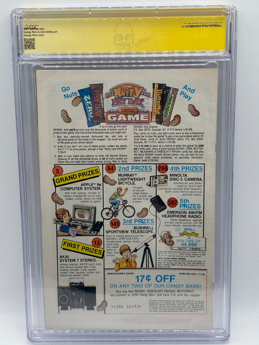 CGC Signature Series 6.0 Crisis on Infinite Earths #6 Signed By Marv Wolfman FRENLY BRICKS - Open 7 Days